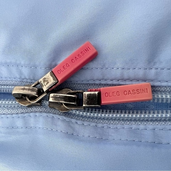 Y2K Oleg Cassini Sport Convertible Windbreaker Jacket Size XLP Removable Sleeves - Picture 15 of 16